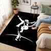Tappeto Antiscivolo per Soggiorno Michael Jackson Tappeto Morbido per Camera da Letto Sala Giochi Stanza dei Bambini Divano Ufficio Decorazione Casa Zerbino