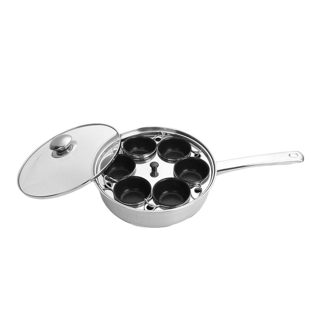 Egg Cooker Both Frying And Steaming Options Large Capacity Egg Poacher Pan Egg Steamer