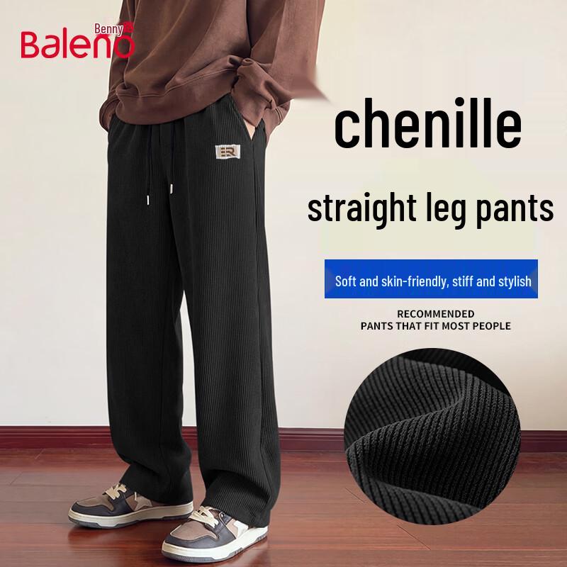 Baleno Men s Chenille Loose Fit Casual Pants 5XL