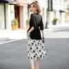 Chic Summer Vest Dress Set for Middle-Aged Women - Elegant, Slimming, and Sun-Protective for 50-Year-Old Moms