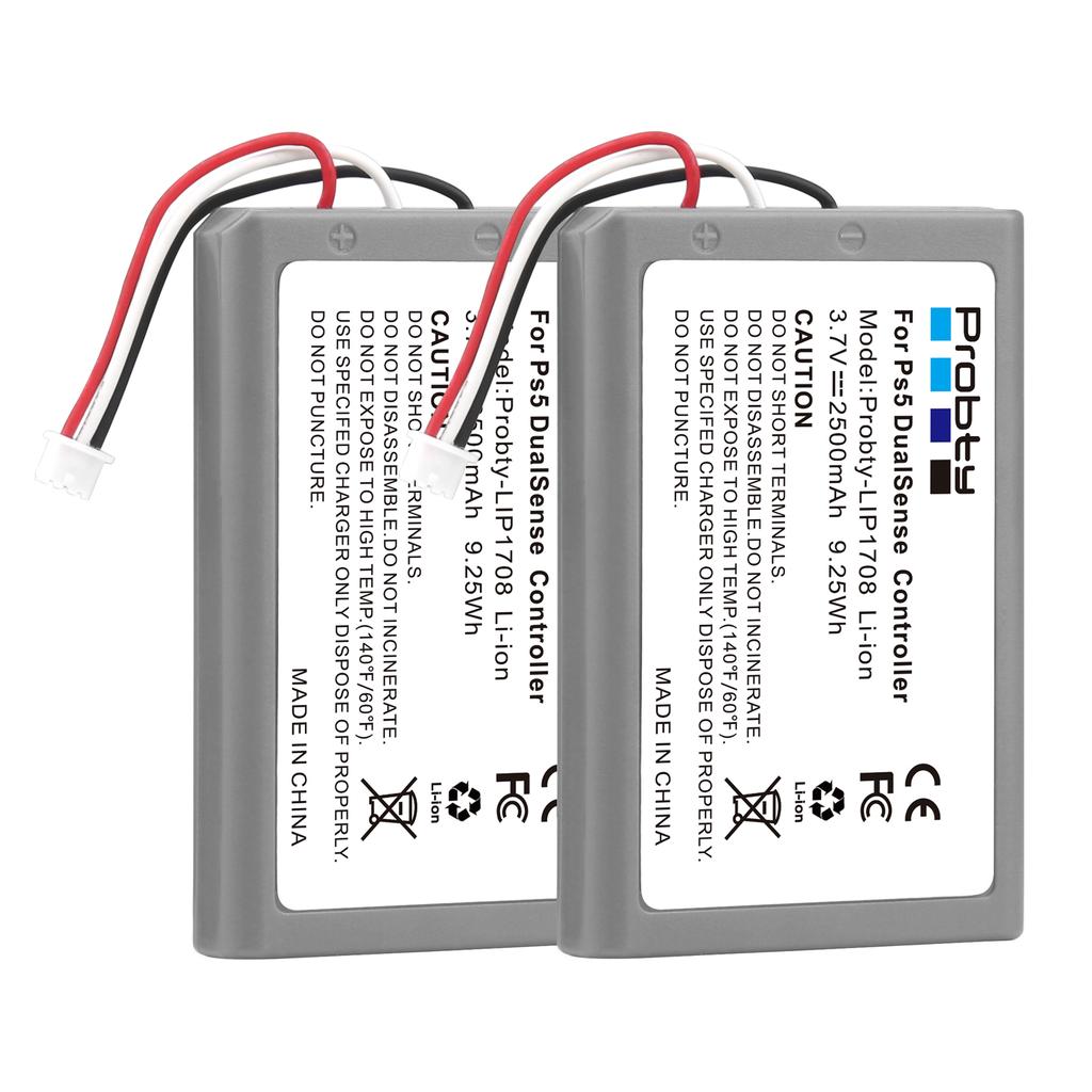 2500mAh LIP1708 Battery For Sony PS5 Controller,Rechargeable Battery For DualSense Game Controller