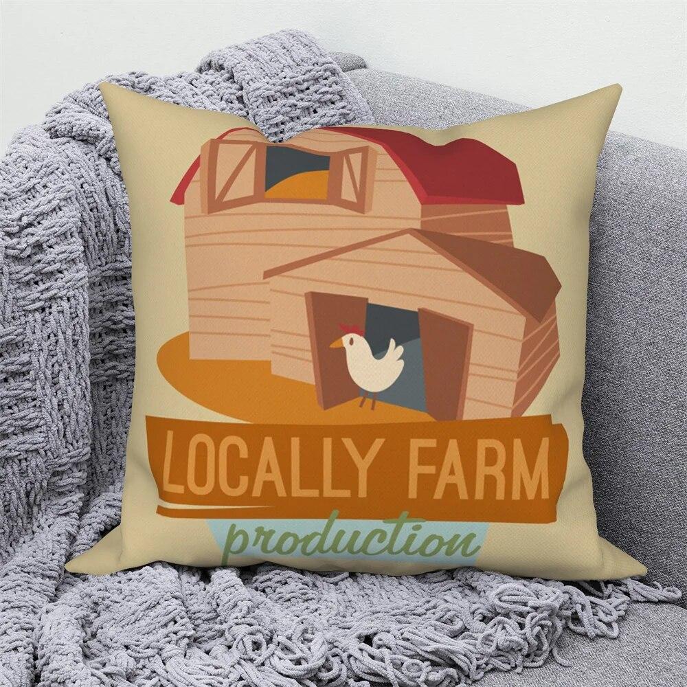

Декоративная подушка для дивана, домашний декор, декоративная крышка, местная фермерская подушка 40x40cm