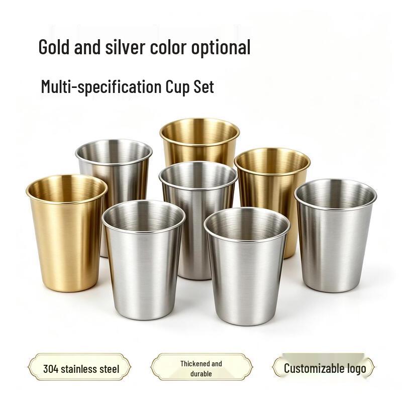 Chuzhou 304 Stainless Steel 200ml Single-Layer Cold Drink Cup