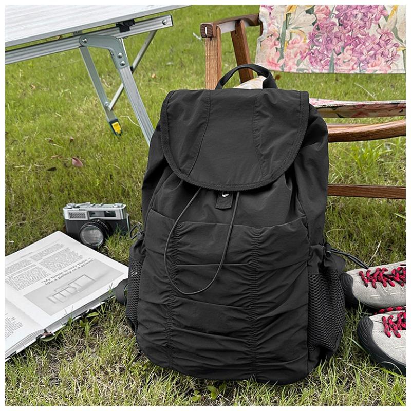School bag new high value clear retro fresh backpack couple light travel mountaineering large capacity backpack