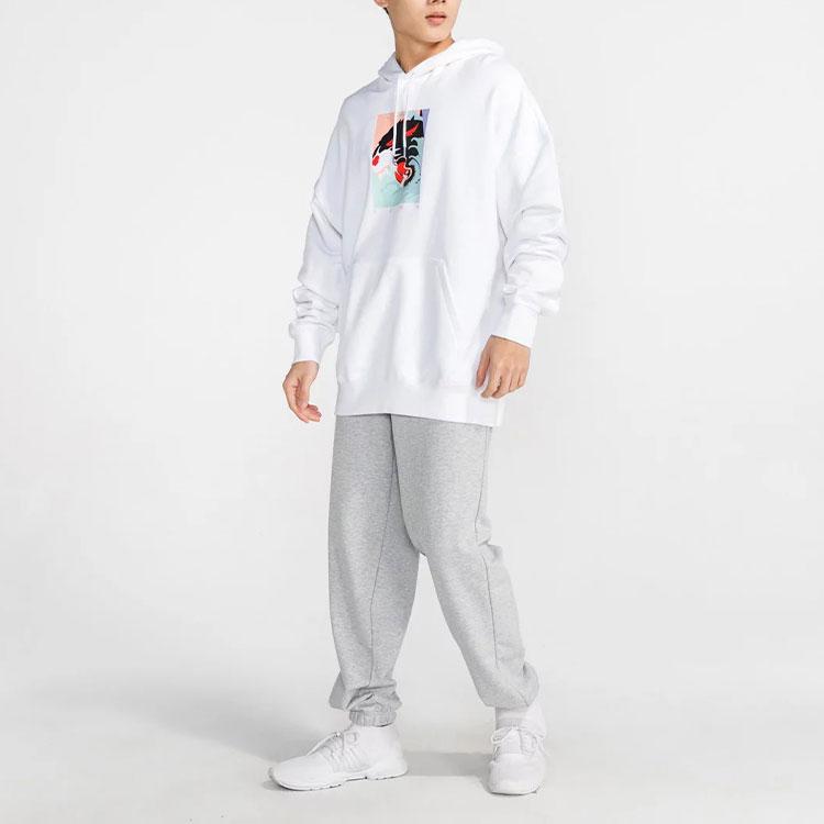 Puma Cartoon Letter Print Hoodie Men Tops White 578902-02