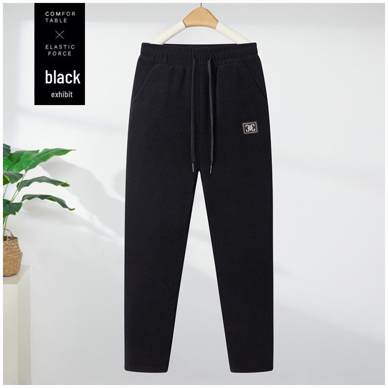 High-Waisted Fleece-Lined Winter Pants for Middle-Aged and Elderly Women