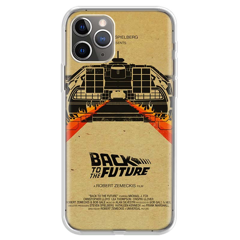 Classic Movie Back To The Future Vintage Phone Case For Apple iPhone 11 13 14 15 16 12 Pro Max 16E SE X XR XS 7 8 Plus Pattern S