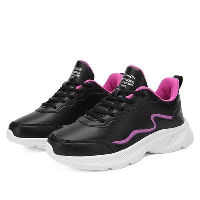 Fashion High Quality Leather Athletics Running Shoes Women Comfortab Non-slip Designer Casual Sneakers Ladies Sport Jogging Shoe