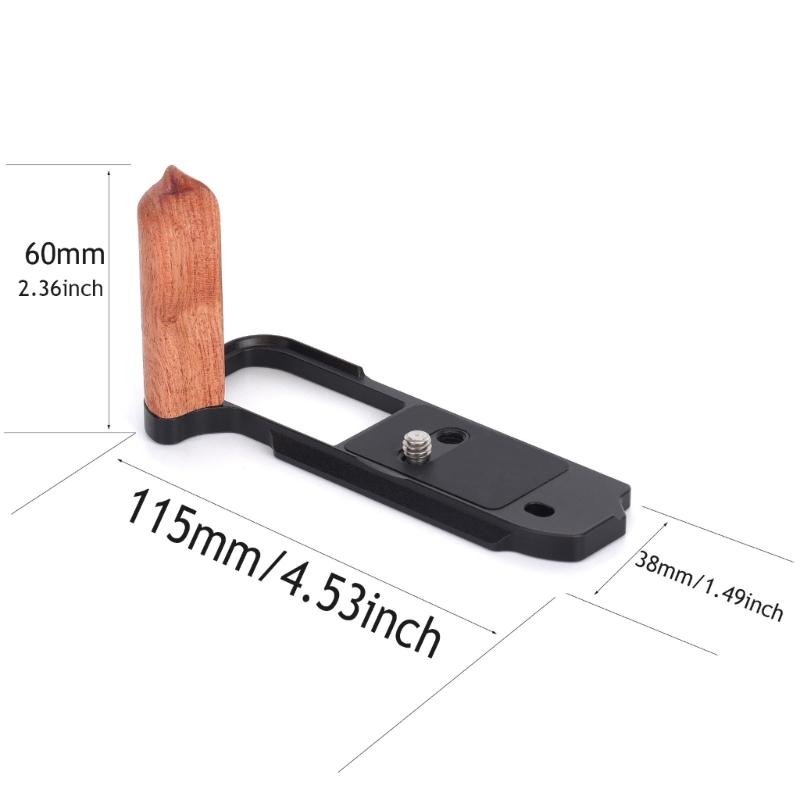 Ergonomic Hardwood Camera Grip For RX1R3 Small Camera Handgrip Featuring Lightweight Construction 1/4inch Screw Hole
