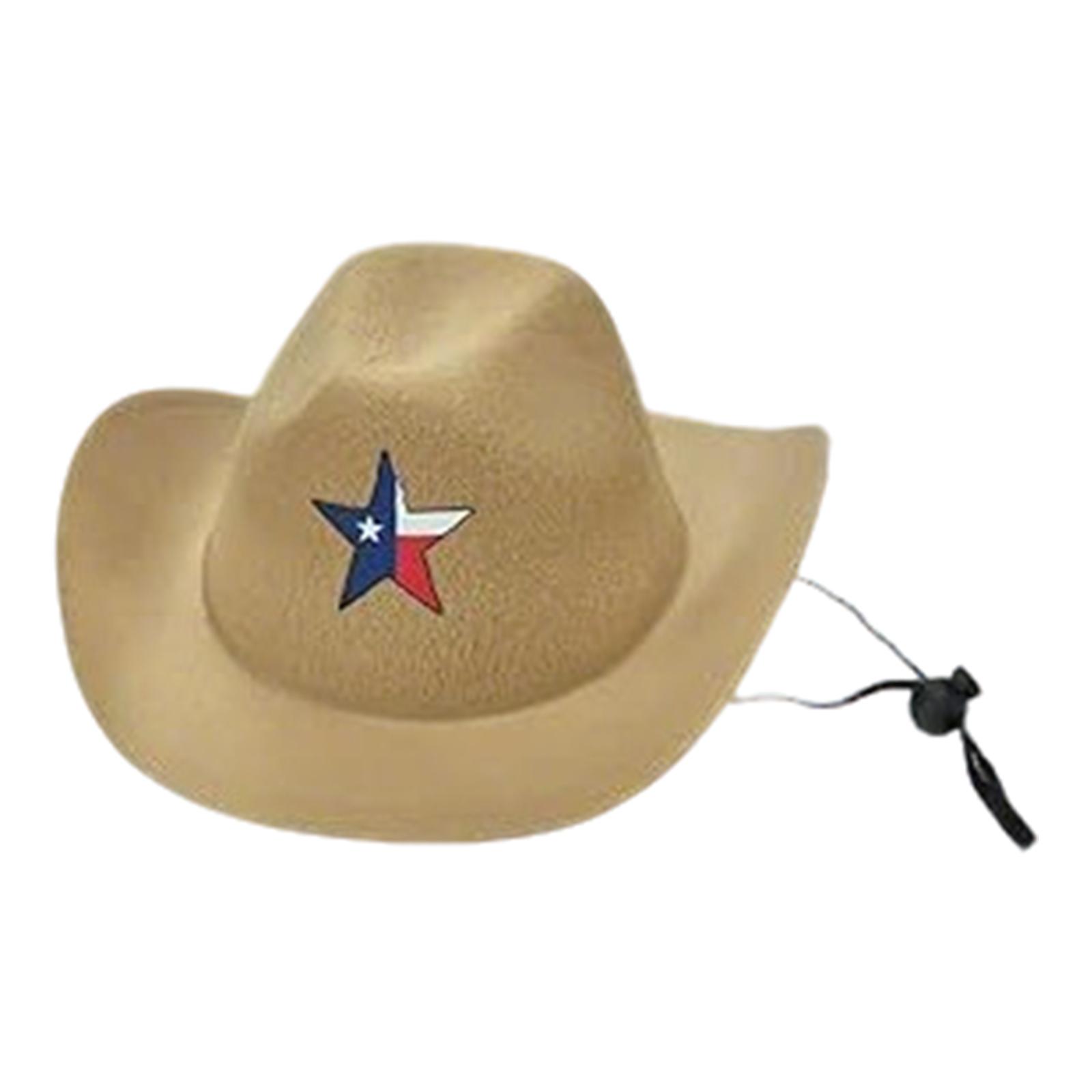 US Independence Day Pet Dog Costume - Dog Cowboy Hats With American Flag Pattern For Dogs & Cats M бежевый