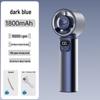 Foldable Handheld Fan with Semiconductor Refrigeration, Long Battery Life, High Speed, and Compact Design