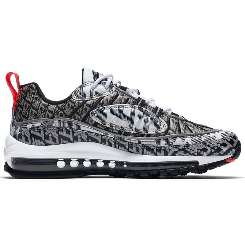 Nike Air Max 98 Shanghai Marathon China Exclusive 'Black White Grey' Women's Sneakers Casual Shoes BV6956-106