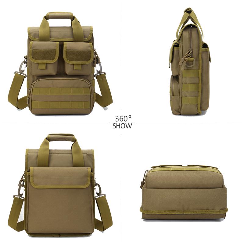 Bărbați Tactical Militar Molle Messenger Umăr Impermeabil Camuflaj Masculin Geantă în aer liber cu o singură centură
