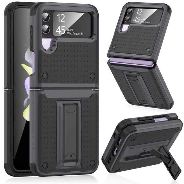 

Противоскользящий портативный чехол для аксессуаров для телефонов для Samsung Galaxy Z Flip 4 5g Flip3 Flip 3 Zflip4 Flip4 противоударный чехол for Galaxy Z Flip 3 серый