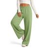 Women's Casual -Lined Wide Leg Sweatpants with Drawstring and Pockets for Everyday Wear