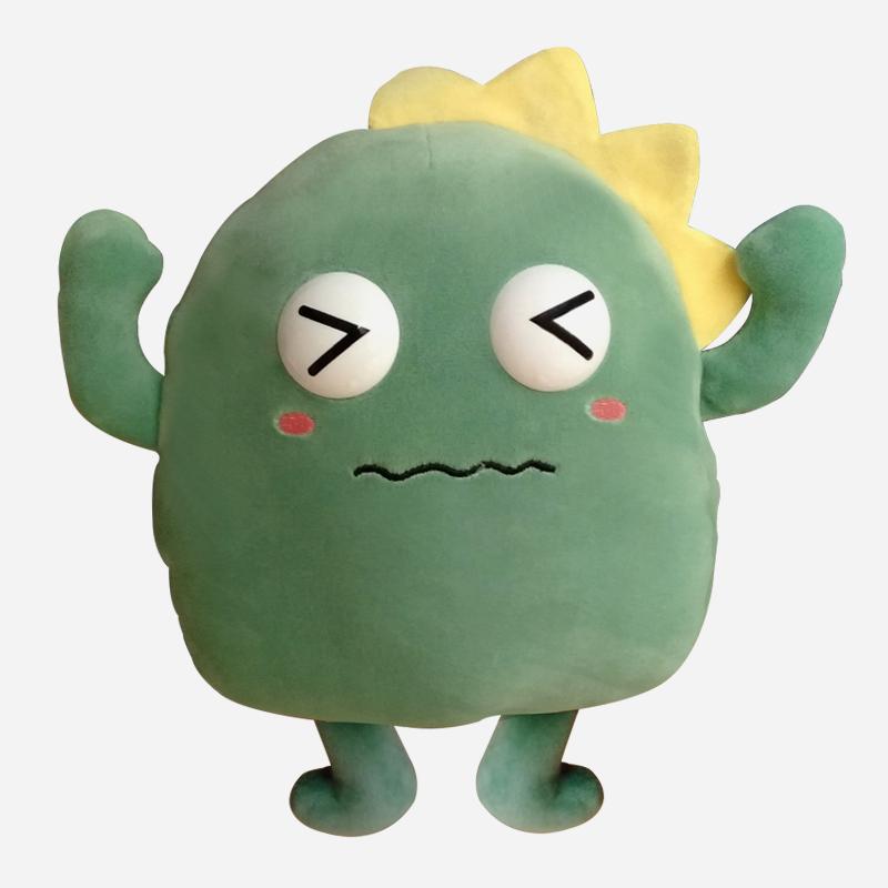 Little Monster Doll Soft Plush Toys Multiple Colors Cute Monster Funny Expression for Home Desktop Ornaments for Gifts