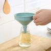 Trychtýř Potravinářský design s dlouhým hrdlem Netěsný Rychloodtokový filtr Plastové Pevné potraviny Kapalina Koření Olej Nálevka Kuchyňské zásoby