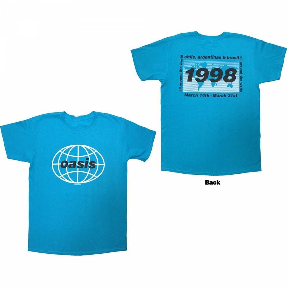 Oasis World Tour 1998 T-Shirt South America Reprint Fan Merch Unisex S-4XL Unisex T-Shirt XXXL