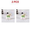 Christmas Figurines Dollhouse Ornament Home Decorations Fairy Garden Micro Landscape Deer Xmas Tree Santa Claus Snowman
