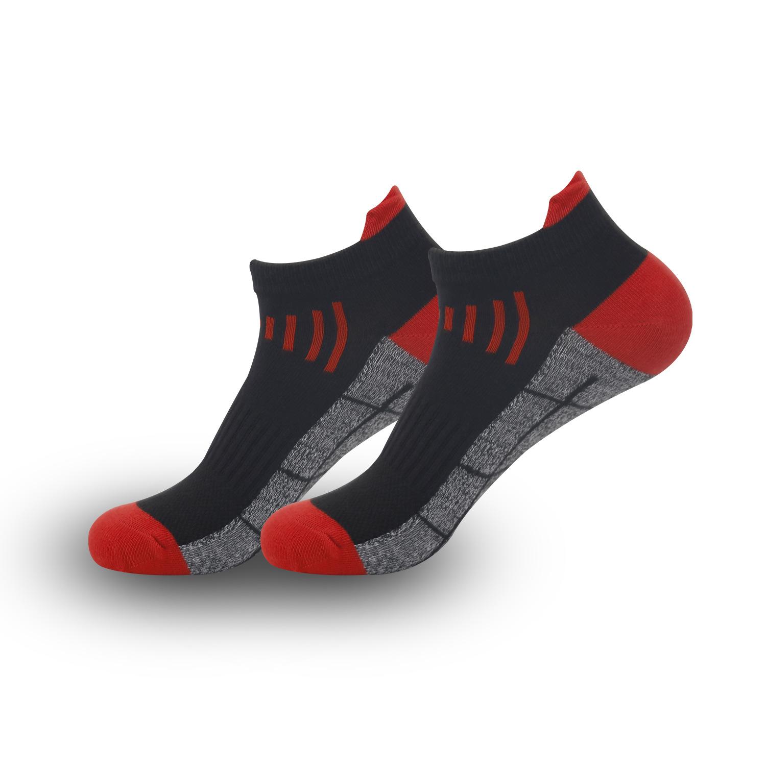 

Мужские и женские спортивные носки, впитывающие пот и дышащие хлопковые носки, носки для бега на открытом воздухе, не спадают с пятки average size