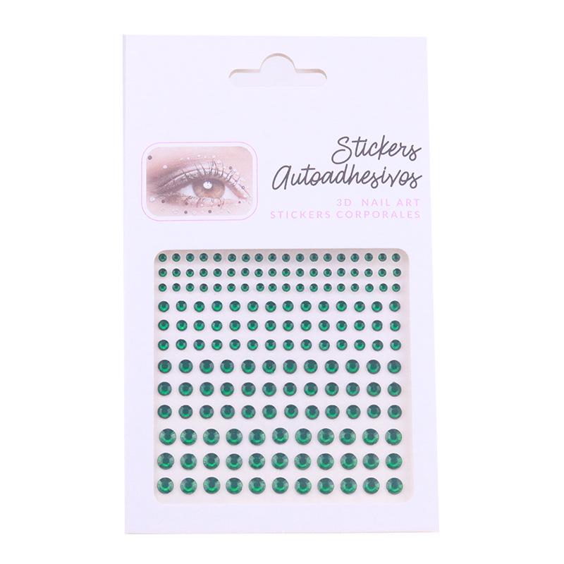 165-Piece Adhesive Rhinestone Stickers for DIY Makeup & Face Painting