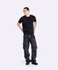 51Peosenteu Denim Cargo Pants - Washed Black
