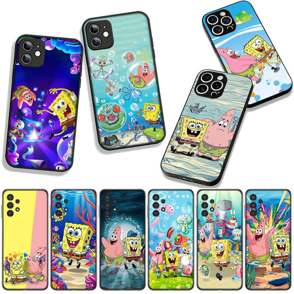 Phone Cover Sponges Bob S-SpongeBobs S-SquarePant for Xiaomi Redmi Note 15 11 9 10 Pro Plus A5 9A 9T 10A 10C 9C NFC 15C 8T Case