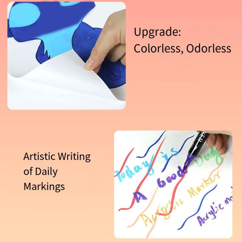 Professional Drawing Sketching Colored Art Markers with Safe Inks Smooth Writing Experience Gift Ready Bucket Packaging