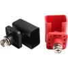 Lithium Battery Terminal Block High Current Energy Inverter Plug Mounted Type Storage Connector Flame Retardant Heat Resistant