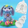 Silicone Chocolate Moulds Candy Molds Candy Mould Clay Mold Eggs Rabbit Shape for DIY Handmade Making Baking Accessories