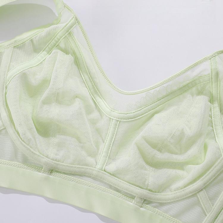 Anti-sagging Secondary Lactation Bra Women's Gathering Bra Beautiful Back Traceless Bra Large-sized Underwear for Ladies Push Up Bra