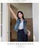 European Style Soft Denim Ribbon Vest Top for Women