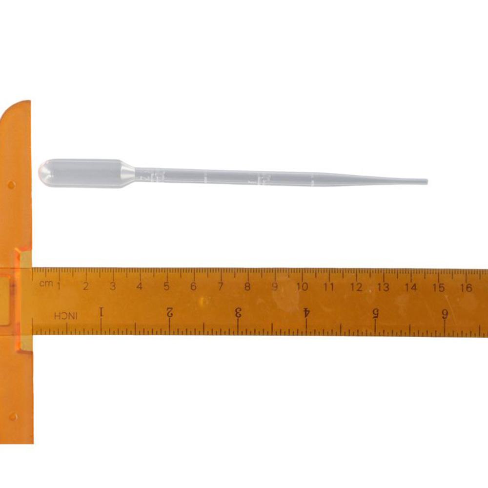 100Pcs Plastic Transfer Graduated Pipettes Clear Eye Dropper Set 2ml Liquid Dropper  Science and Lab