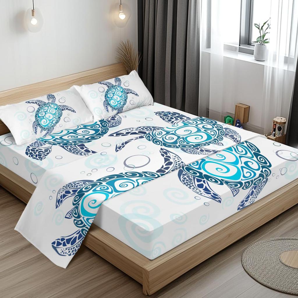 Bohemian Pink Pattern Sheet Four-Piece Bedding Set Bedroom Dormitory Bedding Decoration