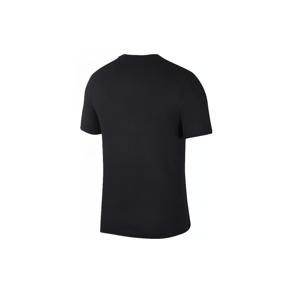 Jordan T Shirts Men's Black Crew Neck Moderate Straight Fit AT8933-010