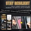 100ml Car Rubber Curing Agent Renovator Care Spray Auto Liquid Wax Polishing Agent Care Agent