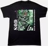 VÝPRODEJ S.O.D. Stormtroopers Of Death Kapela Černé Tričko Unisex Krátký Rukáv Unisex Tričko