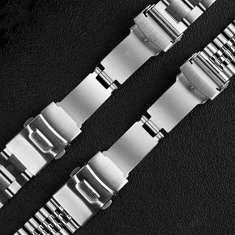 Für Casio Swordfish Uhrenarmband MDV-106 MDV-107 MDV106 MDV107 Uhrenarmband 2784 Edelstahl Uhr Herren-Kette 22mm Armband 22mm
