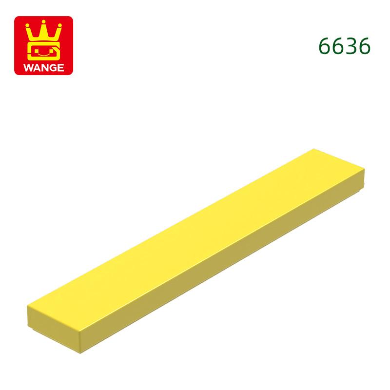 121Pcs/lot 6636 1x6 Tile Building Block Moc Classic Accessories Compatible with Brick Children Toys Gift Box