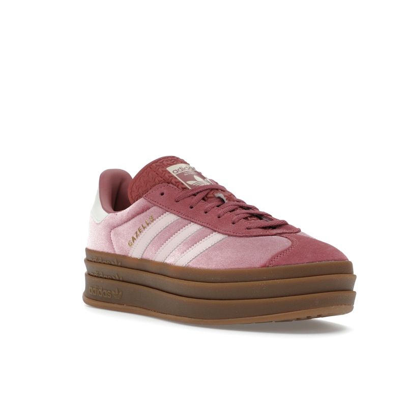 adidas Gazelle Bold Women Preloved Crimson Sandy Pink Off White Lifestyle Sneakers IG4389