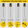 4 Pack Precision Hook & Pick Set, Mechanic O Ring Tools with Ergonomic Handle