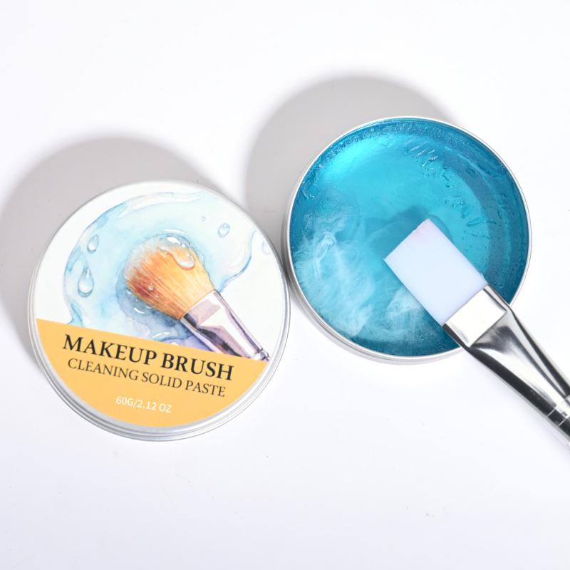 60G Pincel de Maquiagem Esponja de Beleza Sabonete de Limpeza Barra de Limpeza Multi-Espuma Para Esponjas de Pó, Sabonete Limpador Removedor de Maquiagem