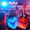 Secchiello Per Ghiaccio, Con LED Che Cambia Colore, a Doppio Strato,Per Birra