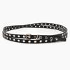 Y2k Fashion Punk Belt For Women With Double Ring Rivets For Daily Wear And Street Outfits