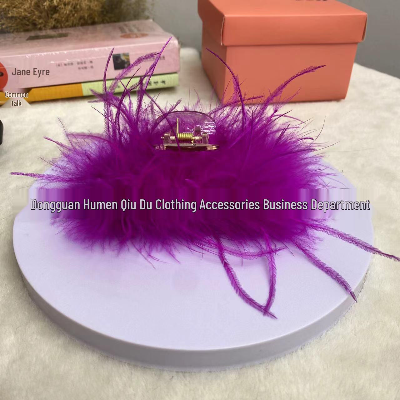 

Перо Высококлассный Сказочный Зажим для Волос - Стильный, Нежный и Универсальный Аксессуар для Волос розы красного