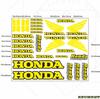 Honda Sticker Logo Motorcycle Hemet Vinyl Decal Waterproof Reflective