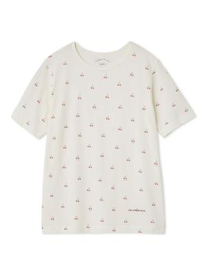 Gelato Pique Cherry Print PWCT252254 RED F T-Shirt