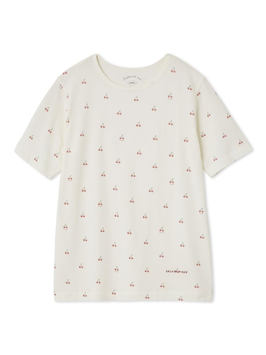 

Gelato Pique Cherry Print PWCT252254 RED F T-Shirt