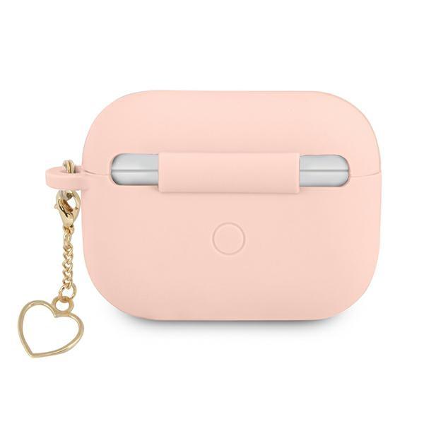 Guess Guaplschsp Airpods Pro Coverróżowy/Pink Silicone Charm Heart Collection