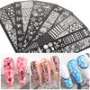 Nail Stamping Plates Exquisite Manicure Nail Art Making Stainless Steel DIY Template Nail Tool for Lady